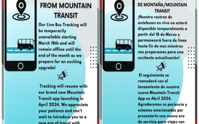 Mountain Transit introduces live bus tracking and mobile app